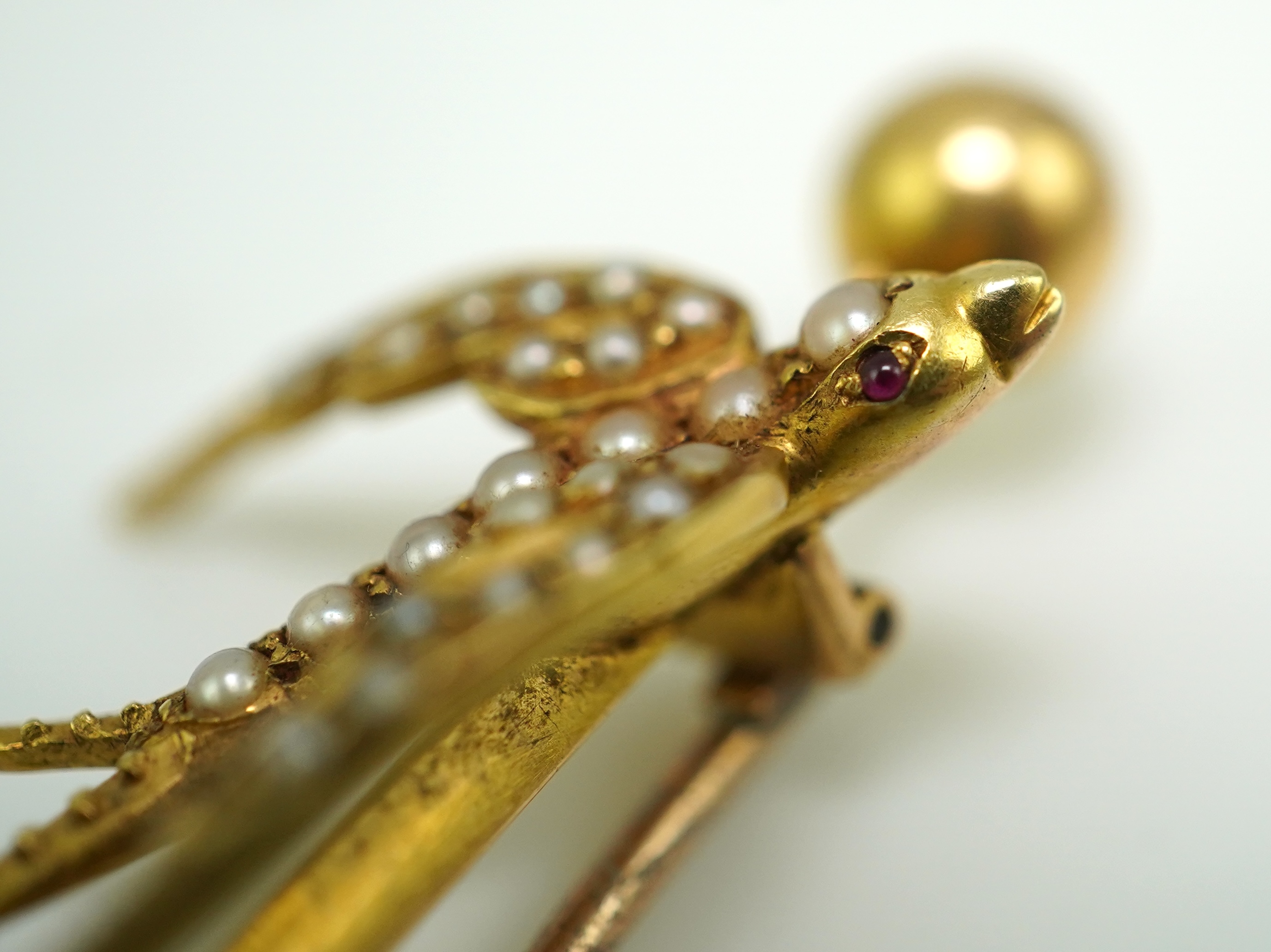 A collection of three late Victorian/Edwardian seed pearl brooches, circa 1900